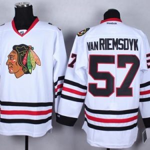 red white and blue blackhawks jersey 